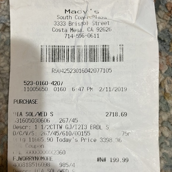 I’m selling my wedding ring just because I need money. - Picture 10 of 10